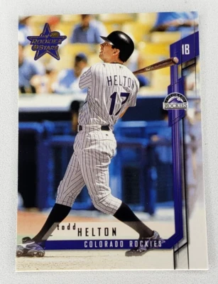 2001 Leaf Rookies & Stars Béisbol Todd Helton #17 Colorado Rockies MLB HOF Foto 1 de 2
