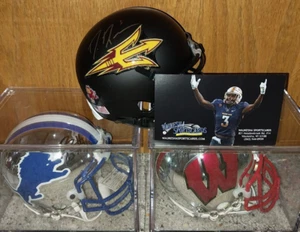 Minicasco autógrafo firmado por DAMARIOUS RANDALL ESTADO DE Arizona certificado de autenticidad con HOLO AUTOMÁTICO - Imagen 1 de 7