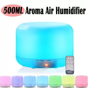 500ML Ultraschall Diffusor für ätherische Öle mit Fernbedienung, 5 in 1 Verdampfer - Bild 1 von 13