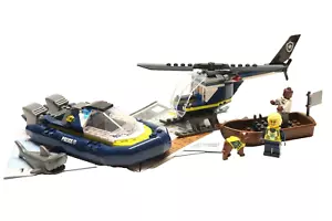 Lego 60419 Pattuglia Prigioniera Elicottero e Barca di Soccorso, Zattera di Fuga, Minifigure di Squalo! - Foto 1 di 10