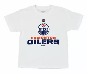 Reebok NHL Youth Edmonton Oilers "Clean Cut" Short Sleeve Graphic Tee - Picture 1 of 5