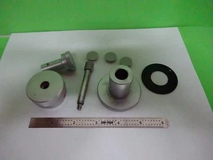 Microscopio Parte Polyvar Reichert Leica Set Di Manopole Come È Cestino #W2-16 - Picture 1 of 7