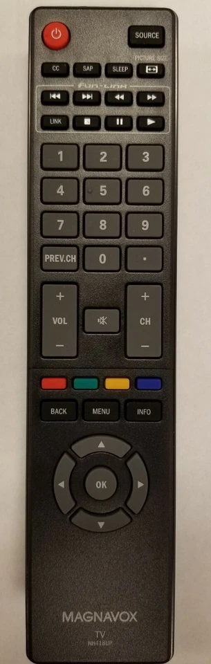 NEW REMOTE NH418UP MAGNAVOX TV 50ME336V/F7B 50ME336V/F7 55ME345V/F7A - Image 1 of 1