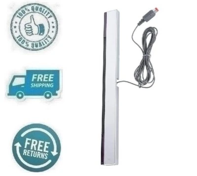 Nuevo receptor de repuesto de rayos de señal IR infrarrojos con cable barra de sensores para WII/WIIU Foto 1 de 4