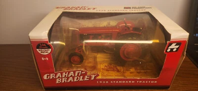 1938 Graham Bradley Standard Tractor 1/16 Die-Cast Promotions Red 40029 - Image 1 of 4