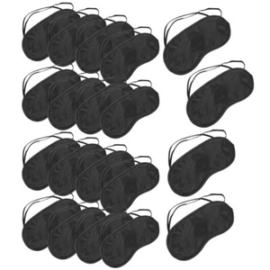 20 Pieces Sleeping Eye Mask Disposable Eye Shade Cover Elastic Band Blindfolds - Picture 1 of 11