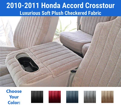Fundas de asiento de felpa para Honda Accord Crosstour 2010-2011 Foto 1 de 4