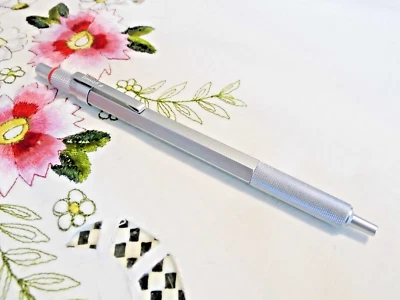 rOtring 600 Druck-Kugelschreiber NEU! + sehrgut,  im Einstecketui + org. Karton - Bild 1 von 4