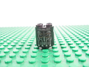 LEGO Cuerpo de Robot Redondo de Ladrillo Negro con Tubo de Plata y Cobre Pttn 7133 #30361px3 - Imagen 1 de 2