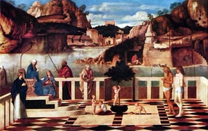 Allegory of Purgatory by Giovanni Bellini Giclee Fine Art Print Repro on Canvas - Picture 1 of 1