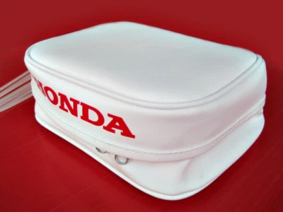 Fit HONDA XR600R 1985 - 2000 XR650L 1993 - 2012 年“白色”工具包口袋 <VI230> — 第 1/4 张图片
