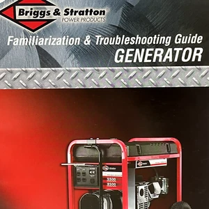 Briggs & Stratton OEM 86262GS Reparatur Generator Handbuch Fehlerbehebung Anleitung - Bild 1 von 7