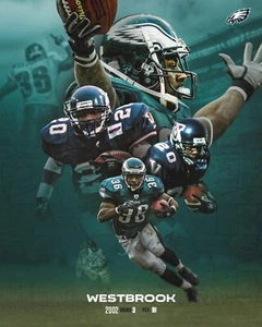 Brian Westbrook Player Collage Philadelphia Eagles 8x10 NFL Football Photo - Picture 1 of 1
