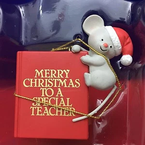 Enesco Treasury Ornament To A Special Teacher 1983 E6 - Picture 1 of 1