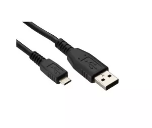 Schwarz 2 m Micro USB Daten Sync Kabel für Google Nexus 4 Nexus 5 Nexus 7 Nexus 10 - Bild 1 von 1