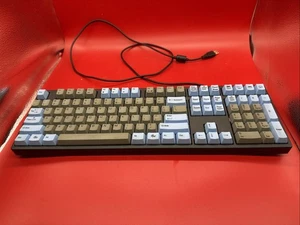 Ducky DK9008G2 Mechanical Keyboard Gray Blue Keys Wired Tested Works - Picture 1 of 6