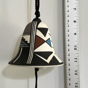Vintage Native American HOPI Bird Chime Bell by Dessert Pueblo Pottery 4x4 NOS - Picture 1 of 9