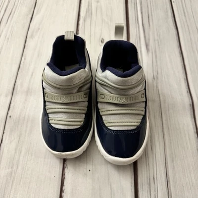 Zapato Nike Jordan 11 Retro Little Flex TD Gris Azul Marino Georgetown Talla 8C Foto 1 de 4