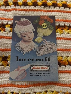 Lacecraft Plastic Lace Doilies & Place Mat Crochet Patterns - Image 1 of 4