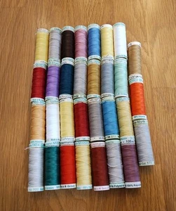 LOT OF 31 GUTERMANN 100% POLYESTER THREAD 110 YDS-- NEW--Free Shipping - Picture 1 of 2