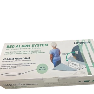 Lundberg Bed Alarm System - Wireless Sensor Pad Monitor (10” x 30”) Pager NEW - Picture 1 of 1