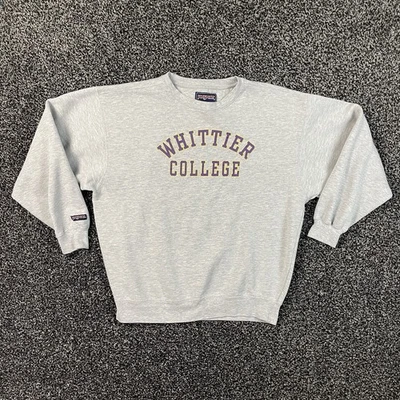 Sudadera De Colección Whittier College Adulto Grande Jansport Cuello Redondo Pullover Para Hombres Foto 1 de 4