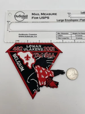 OA BSA BLACK EAGLE LODGE 482 TRANSATLANTIC COUNCIL 2001 BELGIUM BOY SCOUT EVENT - Image 1 of 2