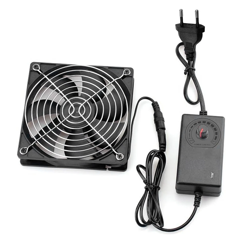 USB PC Ventilator lüfter 120mm Leise Gehäuselüfter Einstellbare Fan 12V - Bild 1 von 4