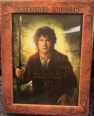 The Hobbit An Unexpected Journey Extended Edition 3D Blu-ray + Blu-ray  - Image 1 of 4