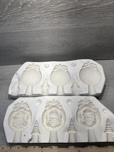 Vintage 1995 Scioto Victorian Santa Ornaments 2959 Ceramic Slip Mold - Picture 1 of 8