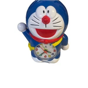 Doraemon Wecker 8" angehobener erhöhter Arm getestet/funktioniert - Bild 1 von 6