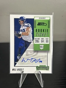 Boleto Panini Contenders 2018/boleto de novato variación Will Dissly novato automático radiocontrol - Imagen 1 de 2