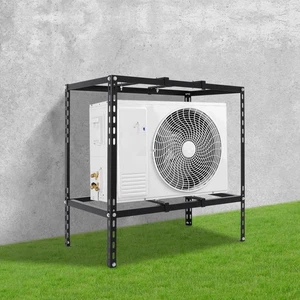 Moderno soporte de unidad de aire acondicionado para unidad de aire acondicionado negro - Imagen 1 de 12