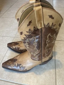 STIVALI WESTERN LAREDO UOMO NASH COWBOY - MARRONE ANTICO taglia 10 D - Foto 1 di 15