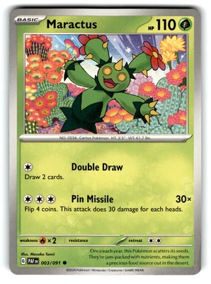 2024 Pokemon Maractus #3/91 - Image 1 of 2