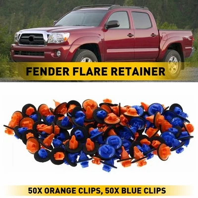 100x Fender Flare Retainer Clip for 2005-2016 Toyota Tacoma/2007-2014 FJ Cruiser - Image 1 of 4