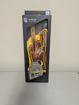 Washington Redskins Espátula para Parrilla Sportula y Horno Juego de Guante NFL BBQ - Nuevo Foto 1 de 4