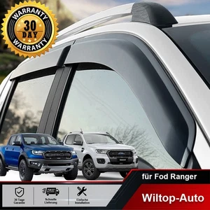 Windabweiser Regenabweiser Zubehör für Ford Ranger 2012-22 T6 T7 T8 Raptor DE - Bild 1 von 14