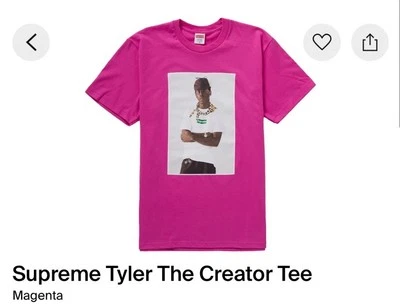 Camiseta Supreme Tyler The Creator Magenta XL Foto 1 de 4