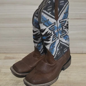 ARIAT CENTINLEA TRADITIONAL ARTS WOMENS FRONTIER SQUARE TOE WESTERN COWGIRL BOOT - Picture 1 of 17