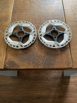 Shimano RT-MT800-S Deore XT Ice Tech Freeza 160mm Rotors - Pair - Low Miles - Image 1 of 4