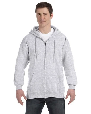 Hanes Unisex Full-Zip Hooded Sweatshirt Ultimate Cotton Heavyweight Hoodie  F280 - Image 1 of 2
