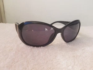 Sunglasses Gold & Black Polarised Leurea 1604092 Grey Tint Lenses New Womens - Foto 1 di 10