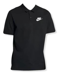 Nike Poloshirt 909746-010 Neu mit Etikett Herren Größe Medium schwarz/weiß - #45091-H3 - Bild 1 von 1