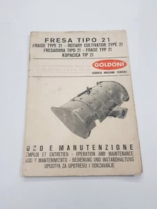 GOLD MILLING TYPE 21 USE AND MAINTENANCE MANUAL - Picture 1 of 5