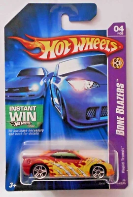 Hot Wheels 2007 Red Bone Blazers Rapid Transit - Sin usar, en caja Foto 1 de 4