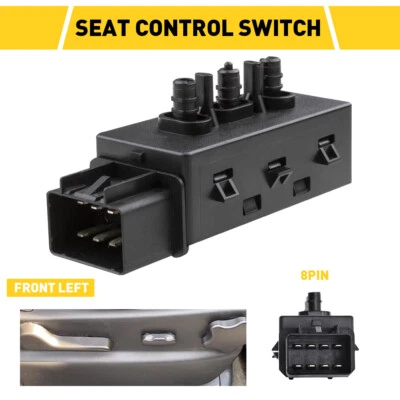 12451495 6-Way Driver Seat Adjustment Switch For Chevy GMC CHEVROLET 2004-2013 - Image 1 of 4