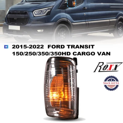 Left Turn Signal Light For 2015-2022 Ford Transit 150/250/350/350HD Clear Lamp - Imagem 1 de 4