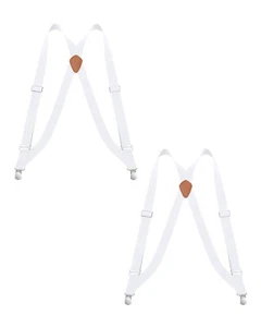 Buyless Fashion Trucker 2 Pack Suspender Men - 48" Adjustable Straps 1 1/4" - X - Picture 1 of 48