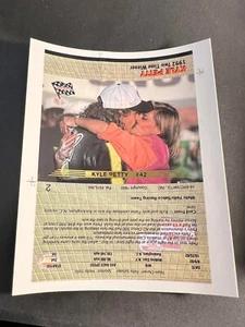 1993 Action Packed UNCUT UNFOLDED PROOF Kyle Petty #2 - Picture 1 of 2